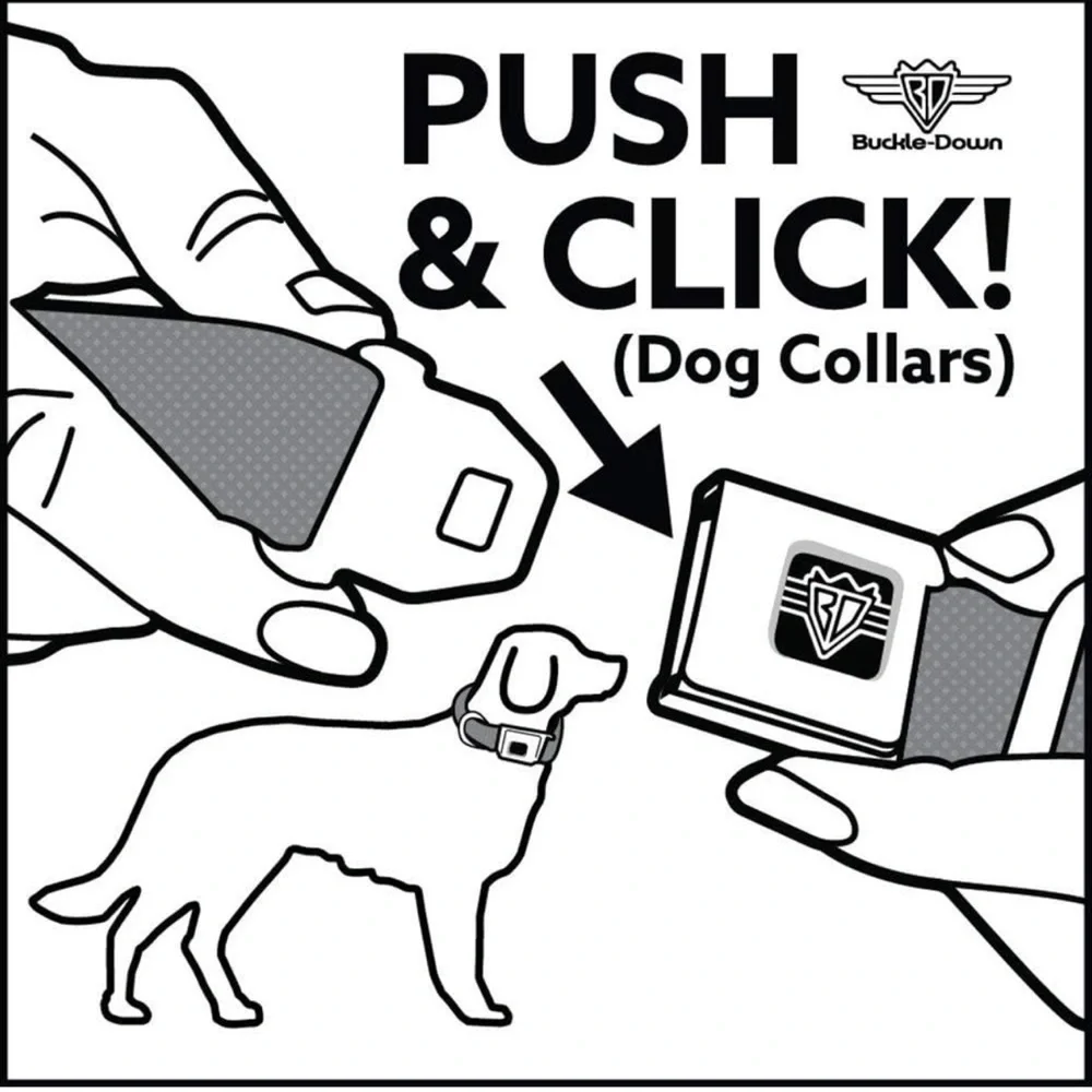 🍄‍🟫HOST PICK x 2🍄‍🟫Buckle-Down Seatbelt Buckle Dog Collar Alice in Wonderland